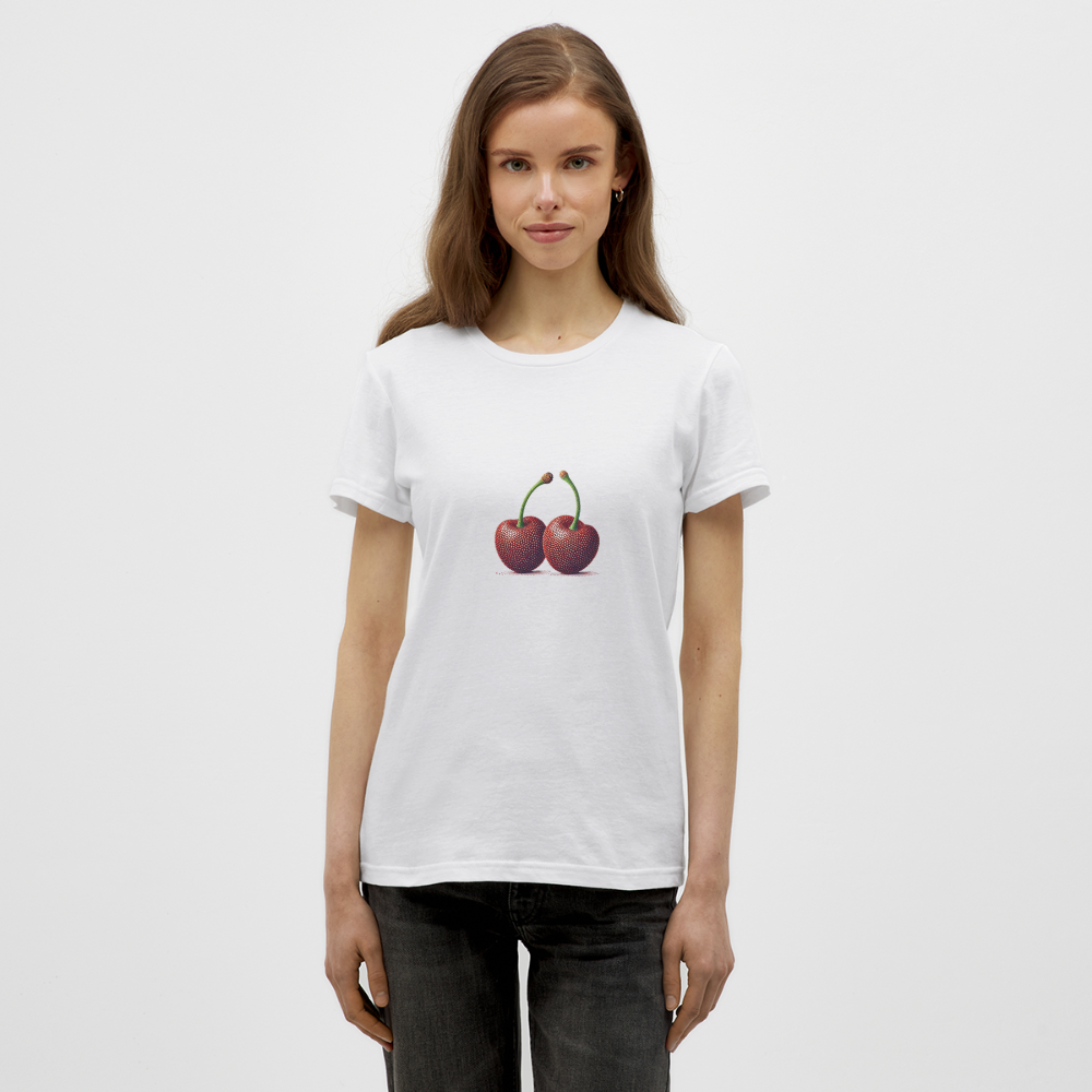 Dotted Delight Cherry Tee for Women