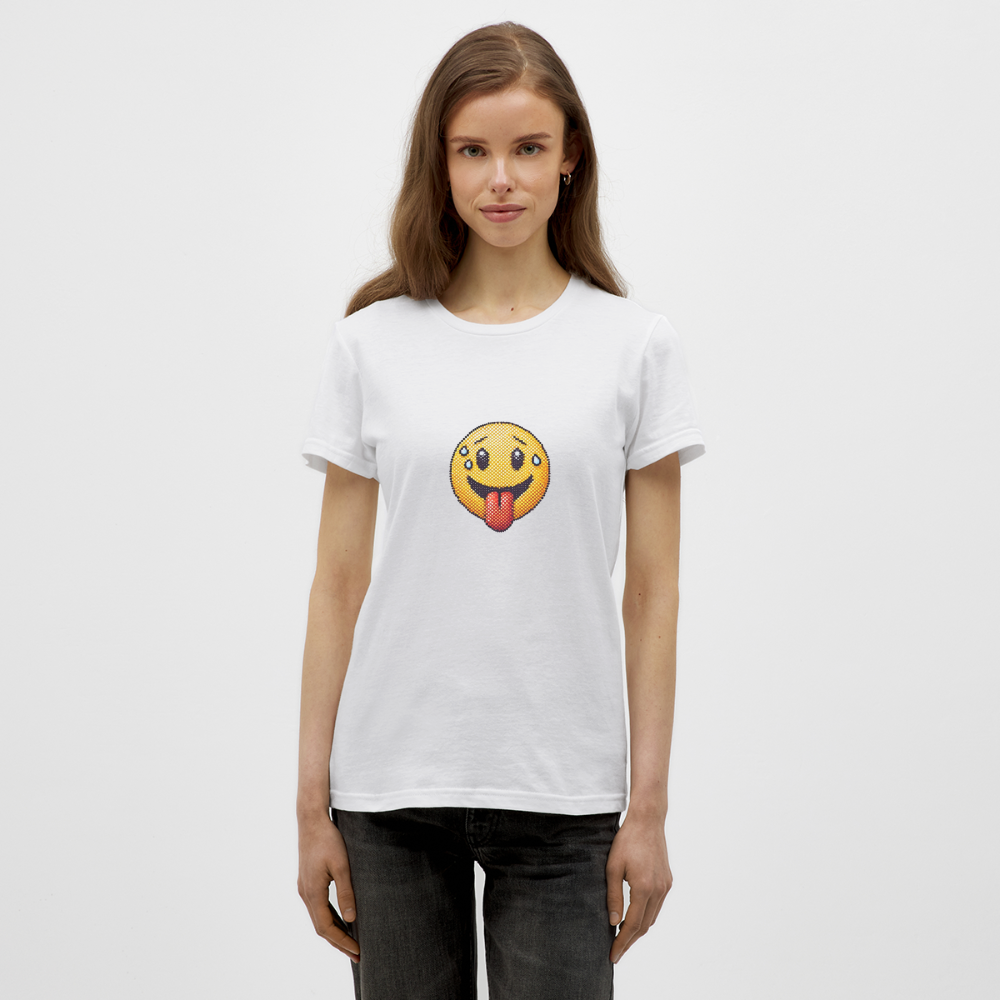 Dotted Emoji Express Tee for Women