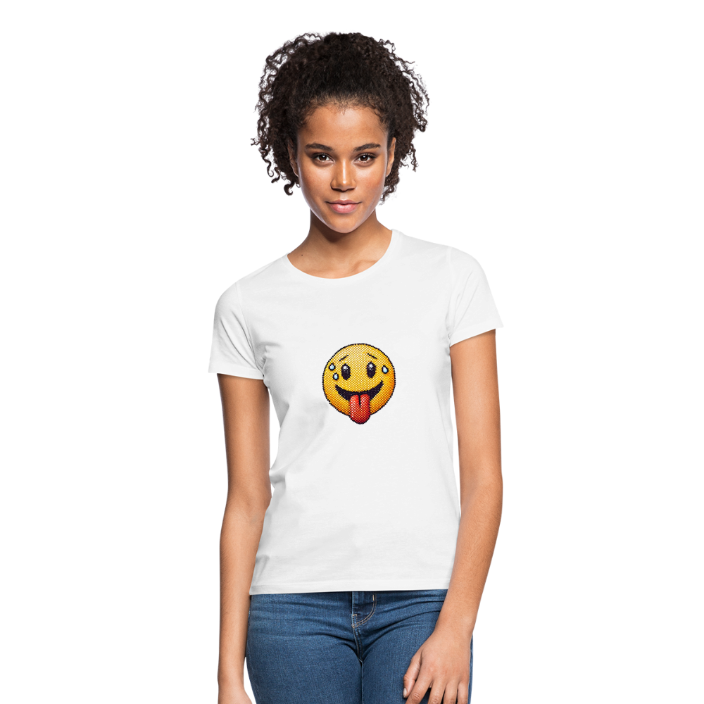 Dotted Emoji Express Tee for Women - Image 3